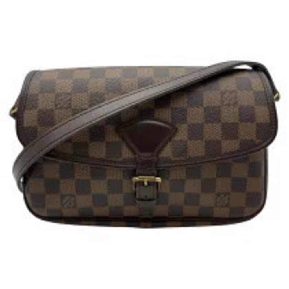 Louis Vuitton Sologne Brown Damier Leather Shoulder Bag